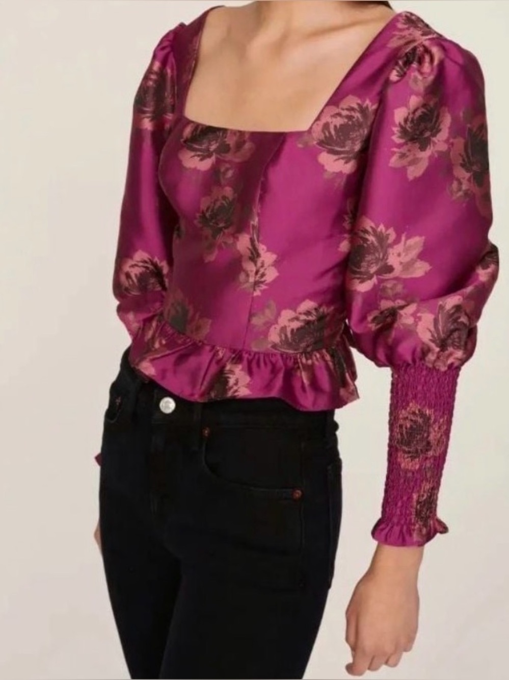 Peter Som Collective Brocade Top